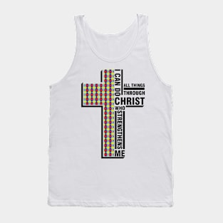 autism cross Tank Top